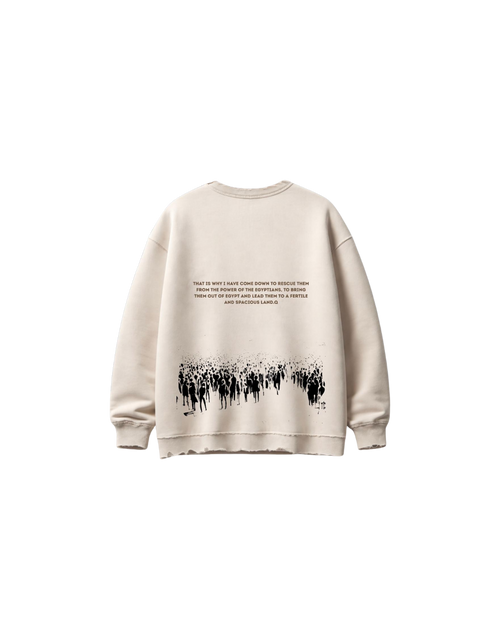 Exodus 3:8 crewneck