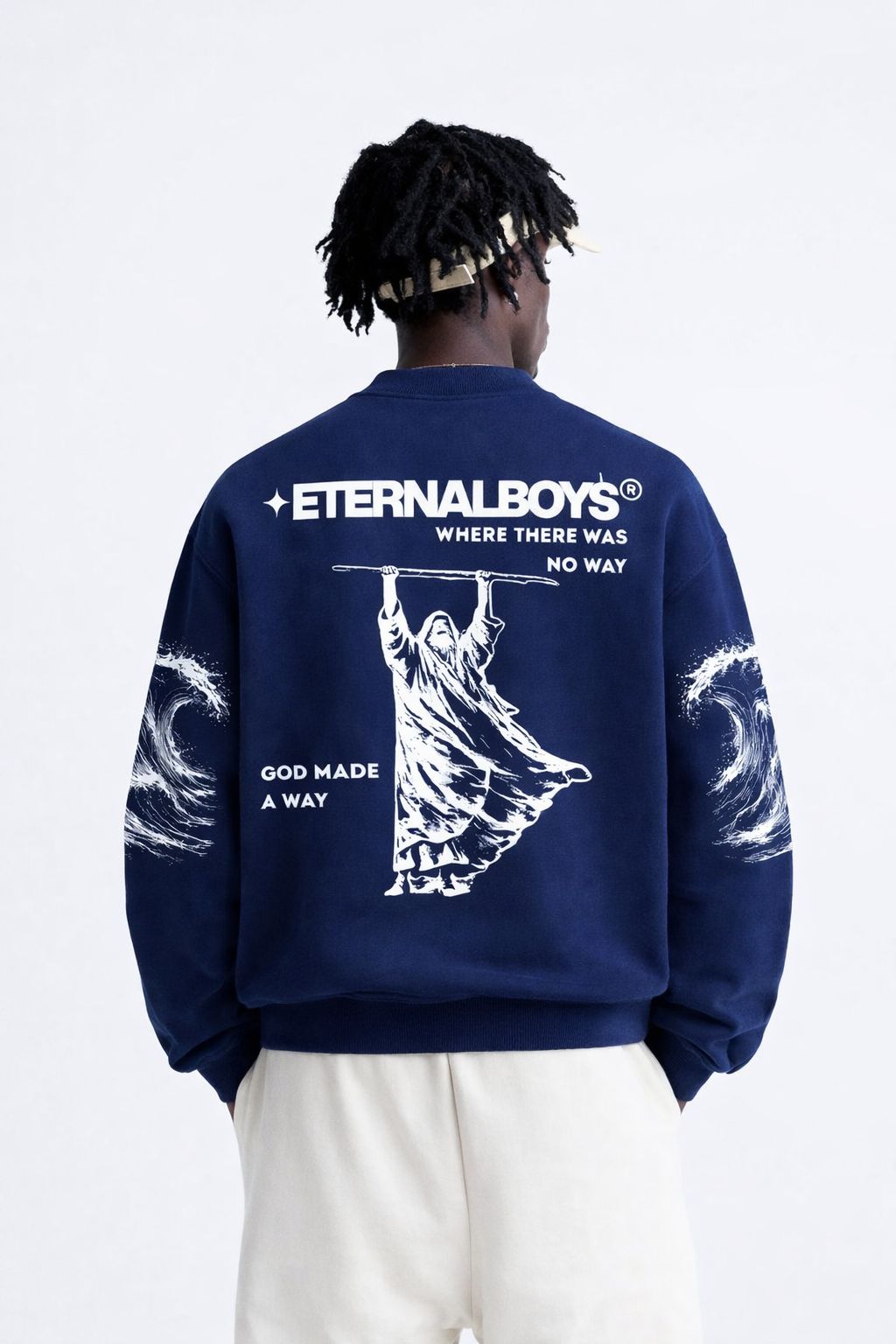 Exodus 14:21 crewneck