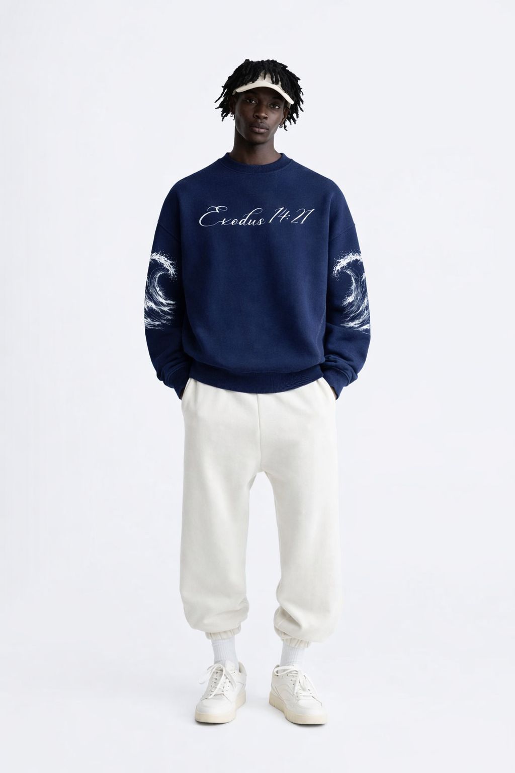 Exodus 14:21 crewneck